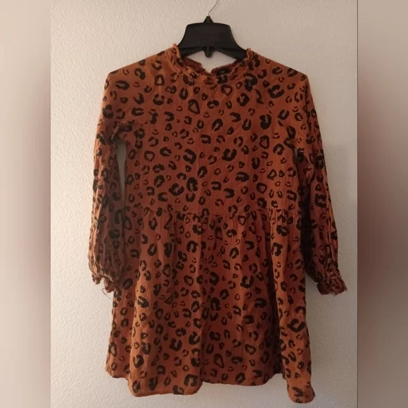 ART CLASS Orange Mock Neck Cuffed Sleeve Dress - Picture 4 of 4